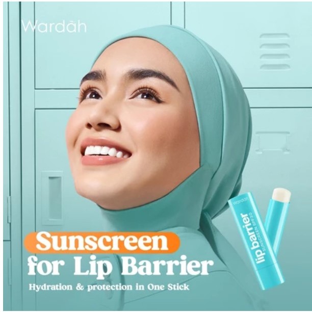 [BPOM] Wardah Lip Barrier Sunscreen SPF 30 PA+++ Lip Balm 100%ORI Lipbalm SPF30 Pelembab Bibir Care