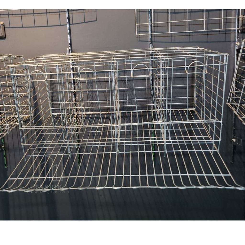 Kandang Ayam Petelur 4 pintu 4 ayam dan 8 ayam