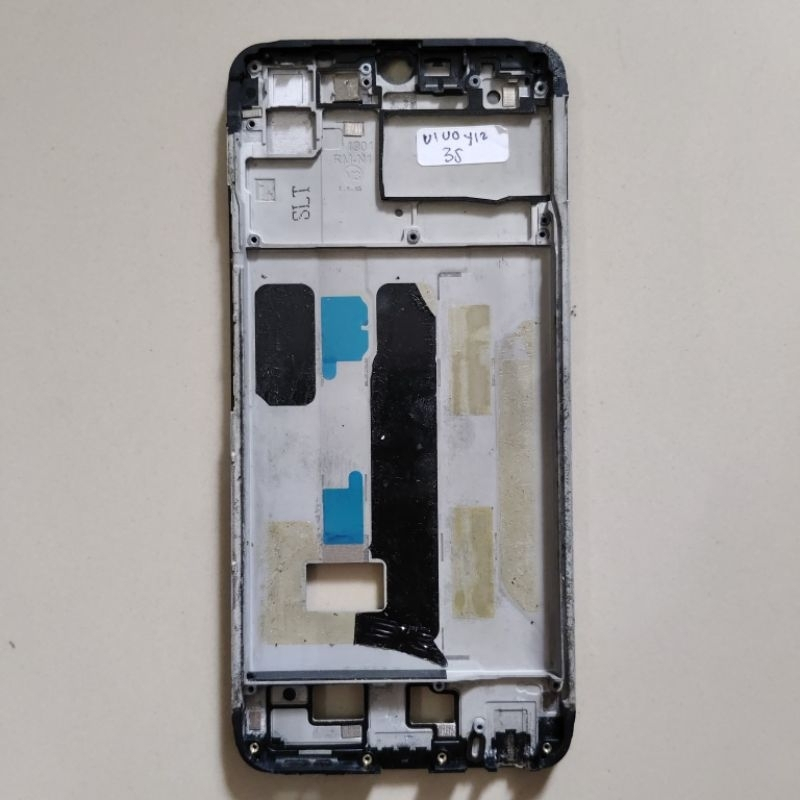 Frame tulang tengah tatakan LCD Vivo Y12 original cabutan kokoh siap pasang