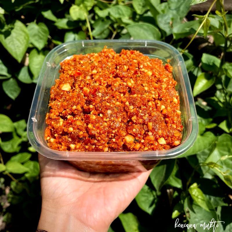 

sambal pecel khas madiun rasa sedang dan extra pedas berat 500gram