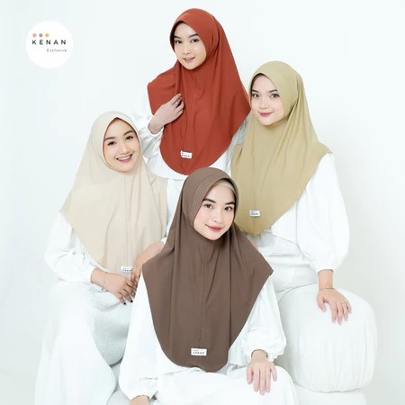 KENAN HIJAB - HIJAB BERGO DZEVADA INSTAN MATT JERSEY kenan