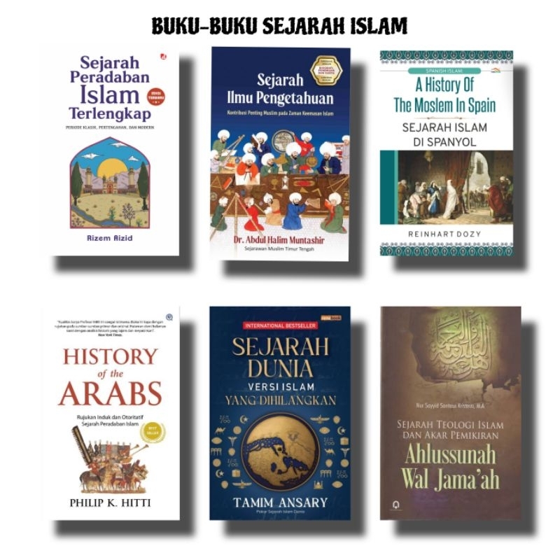 Original - Koleksi Buku Sejarah Islam, sejarah peradaban Islam, sejarah kebudayaan islam, ayyamul ar