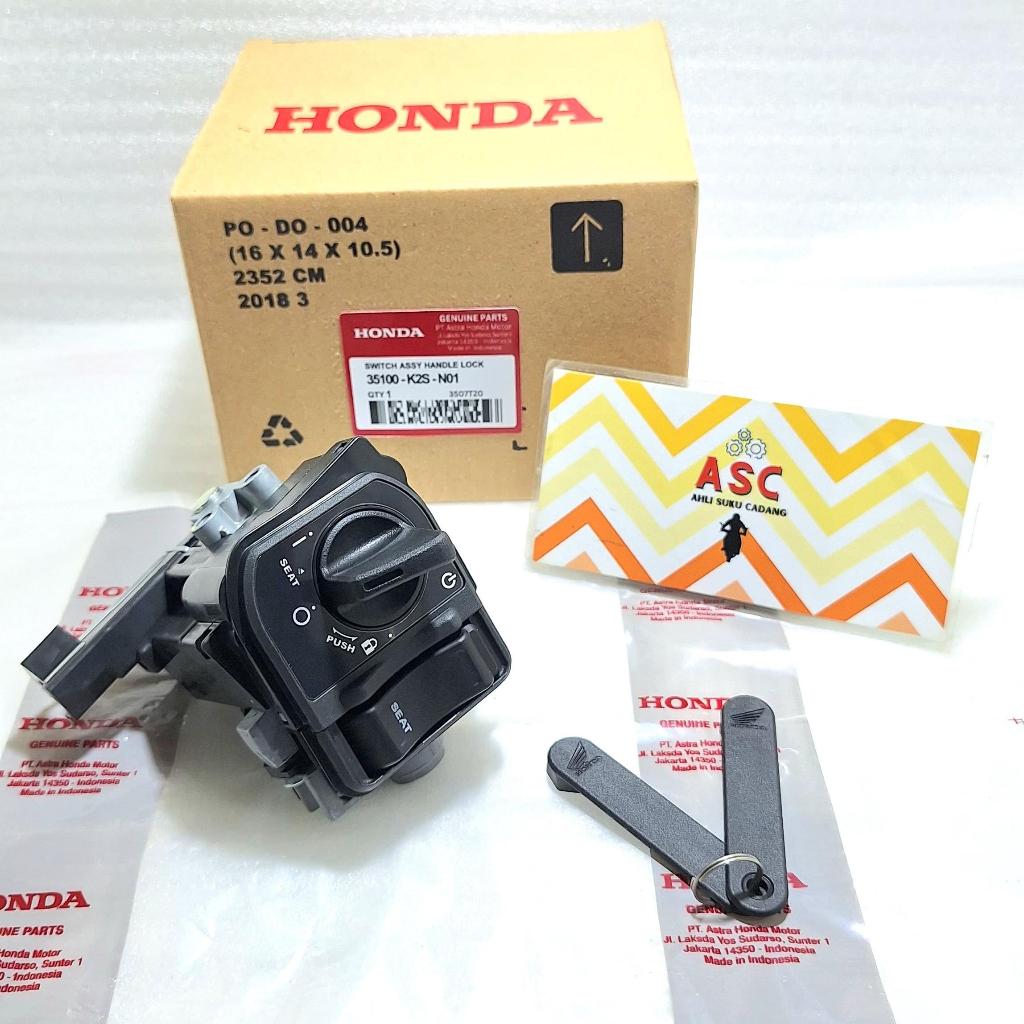KUNCI KONTAK RUMAH KEYLES HONDA VARIO 160 STYLO VARIO 125 NEW LED BEAT DELUXE 35101-K2S-N01 ORIGINAL