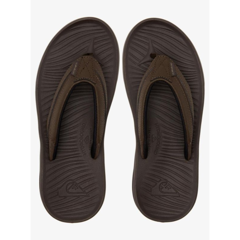 sandal quiksilver travel oasis brown original