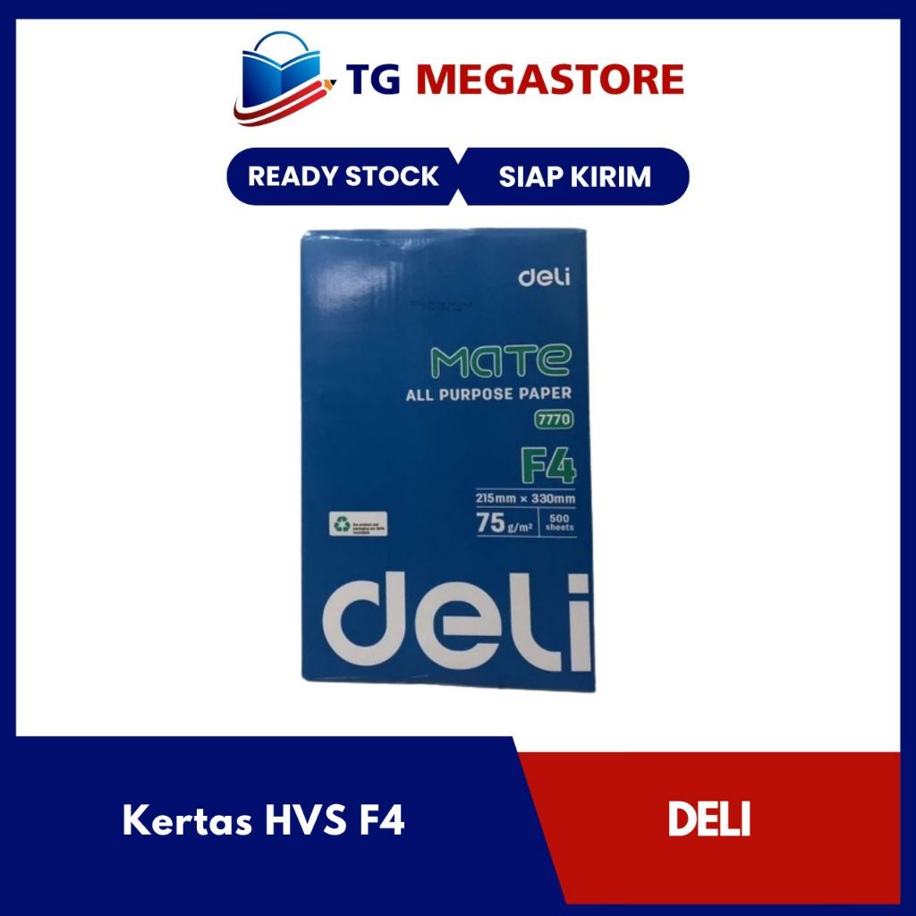 

Kertas HVS F4 DELI Mate 7770 - 75gsm