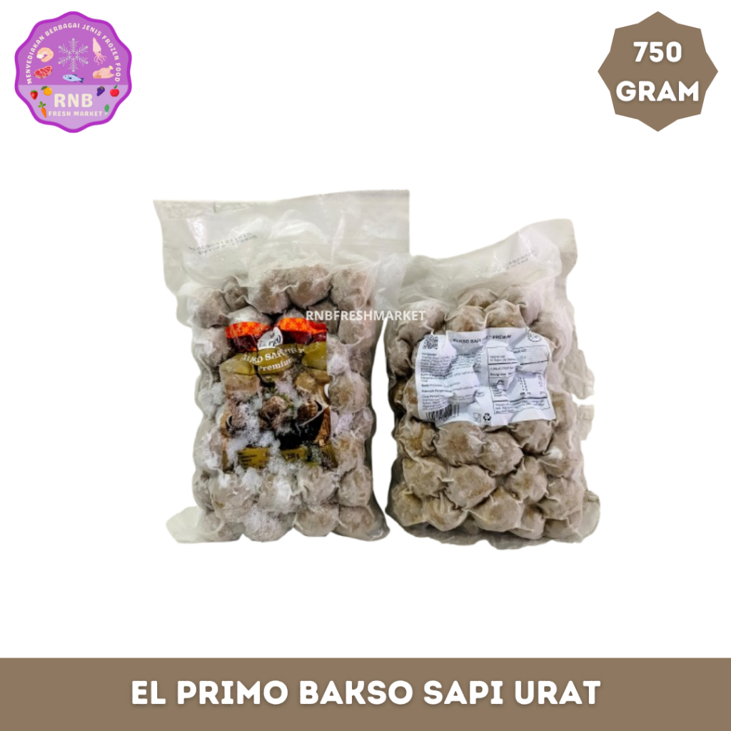 

El Primo Bakso Sapi Urat Netto 750 Gram