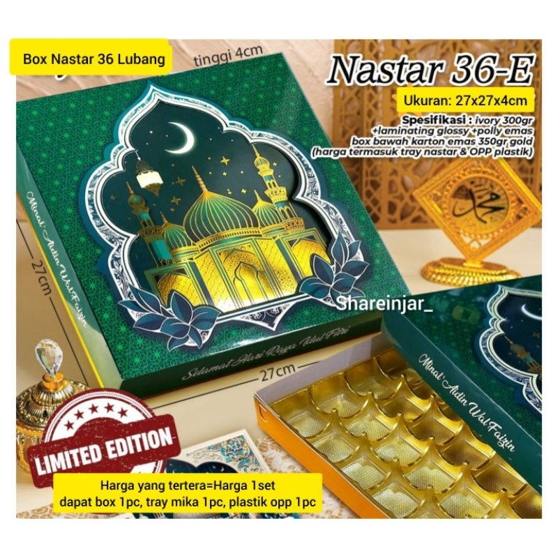 

Kotak Box Packaging Nastar 36 Hole Dus Hampers Nastar 36 Lubang Edisi Lebaran Idul Fitri