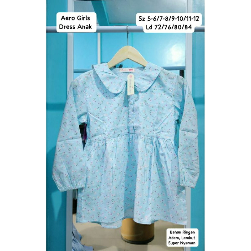 Baju Dress Anak Original Brand Aero Girls