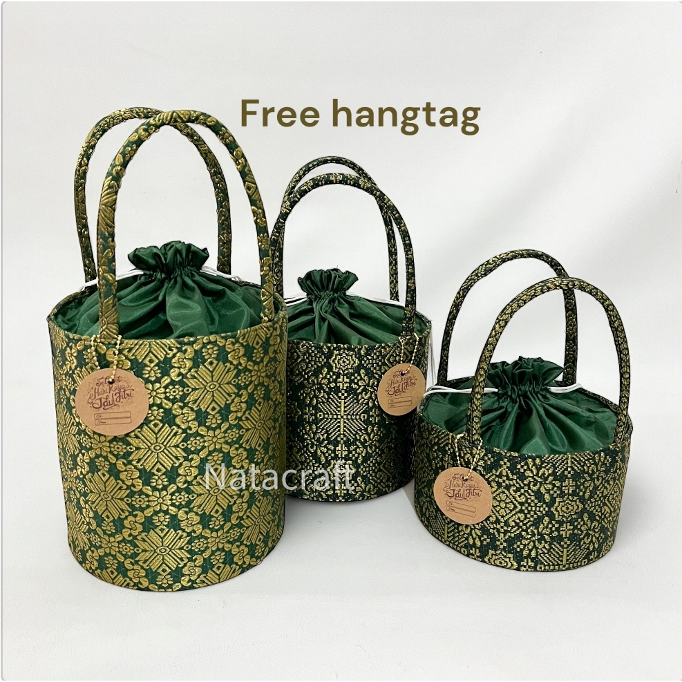 

iDk90 Nata Craft- Tas Hampers Songket Tas Souvenir Tas Kado Tas Parcel Lebaran