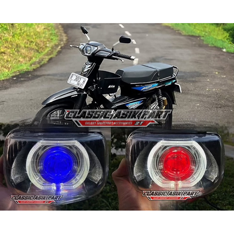 REFLEKTOR LAMPU ASTREA LEGENDA 2 CUSTOM BILED 3,5 INCH