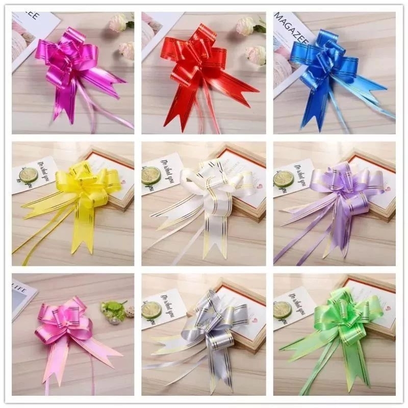 

Pita Serut list Gold 30mm Pita Tarik Aneka Warna 1pack isi 10