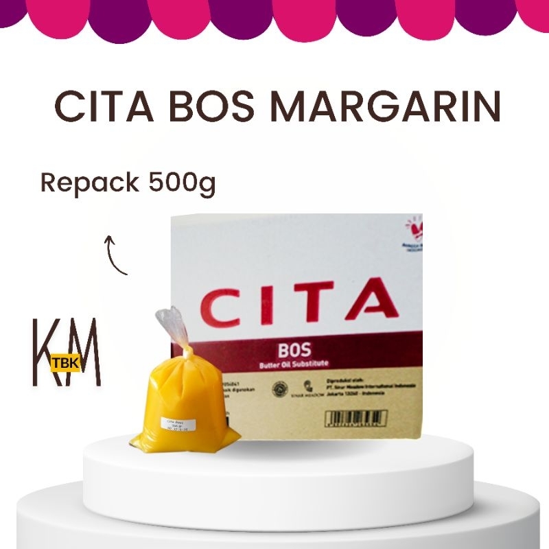 

Cita Boss / Pengganti Mentega/butter 500 gr (Repack)