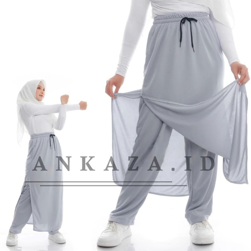 AKZ.ID Rocella Rok Celana Senam Panjang Olahraga Wanita Ukuran Jumbo Rok Celana Wanita Terbaru 2025
