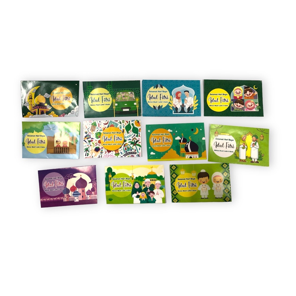 

amplop lebaran 2025 idul fitri angpau kiky fancy 1 pak isi 20 lembar labubu