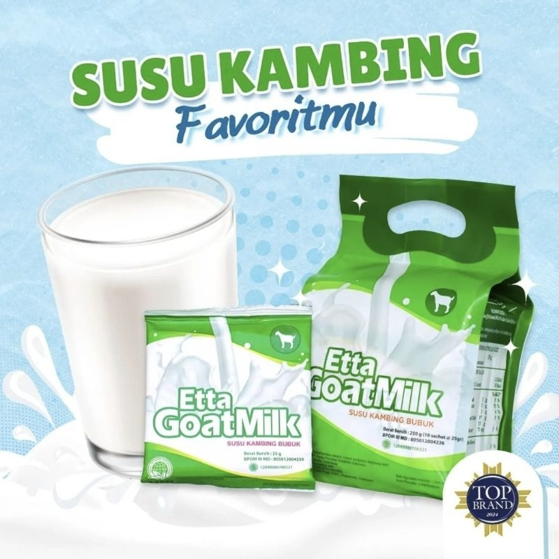 

ETTA GOAT MILK HNI HPAI ORIGINAL SUSU KAMBING ETAWA 10 SACHET