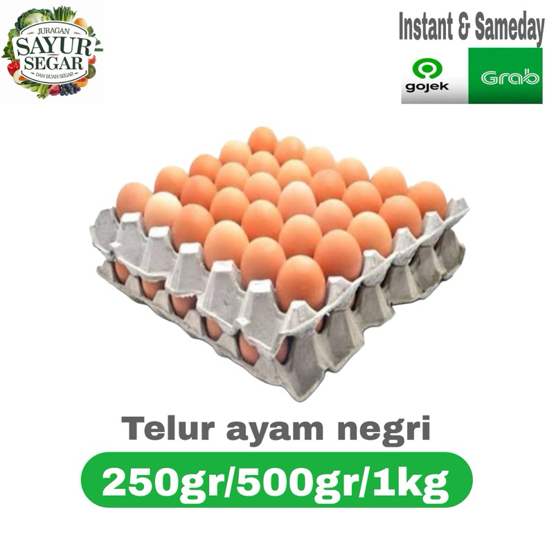 

TELUR AYAM/TELUR AYAM NEGRI MENTAH MURAH 250gr/500gr/1kg