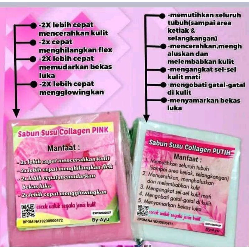 Sabun Susu Collagen Pink