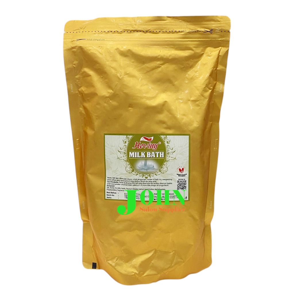 HEVINY Milk Bath 1kg Mandi Susu Salon Spa