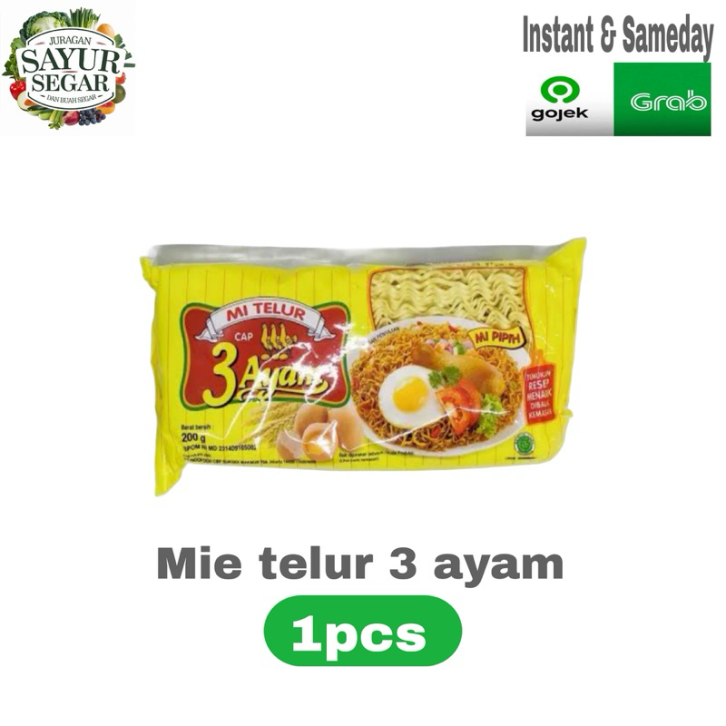 

Mie telur cap TIGA AYAM 200gr/1pcs