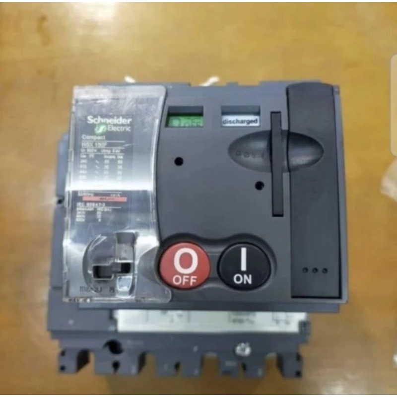 MCCB SCHNEIDER NSX160F 4P 125A MOTORISED UVT
