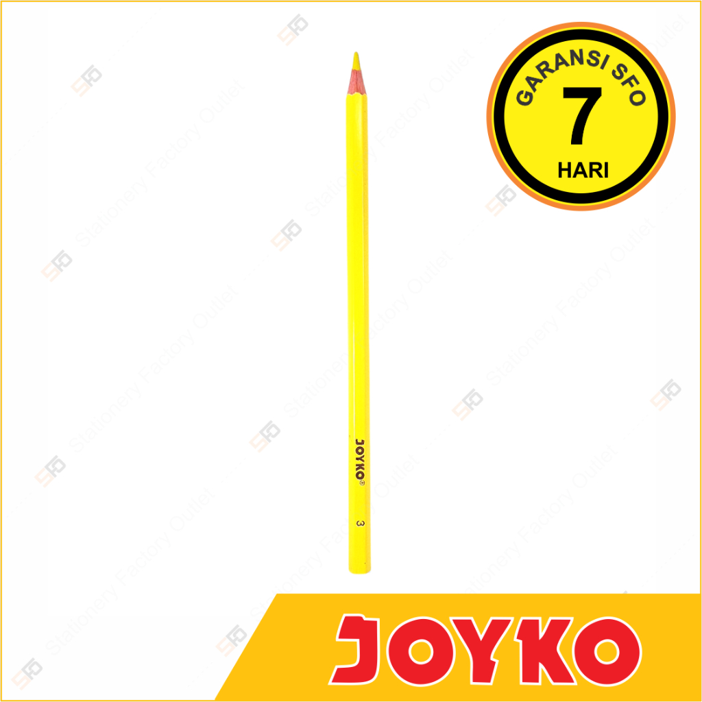 

Pensil Warna Joyko Satuan - 3 Lemon - SFO Semarang Official