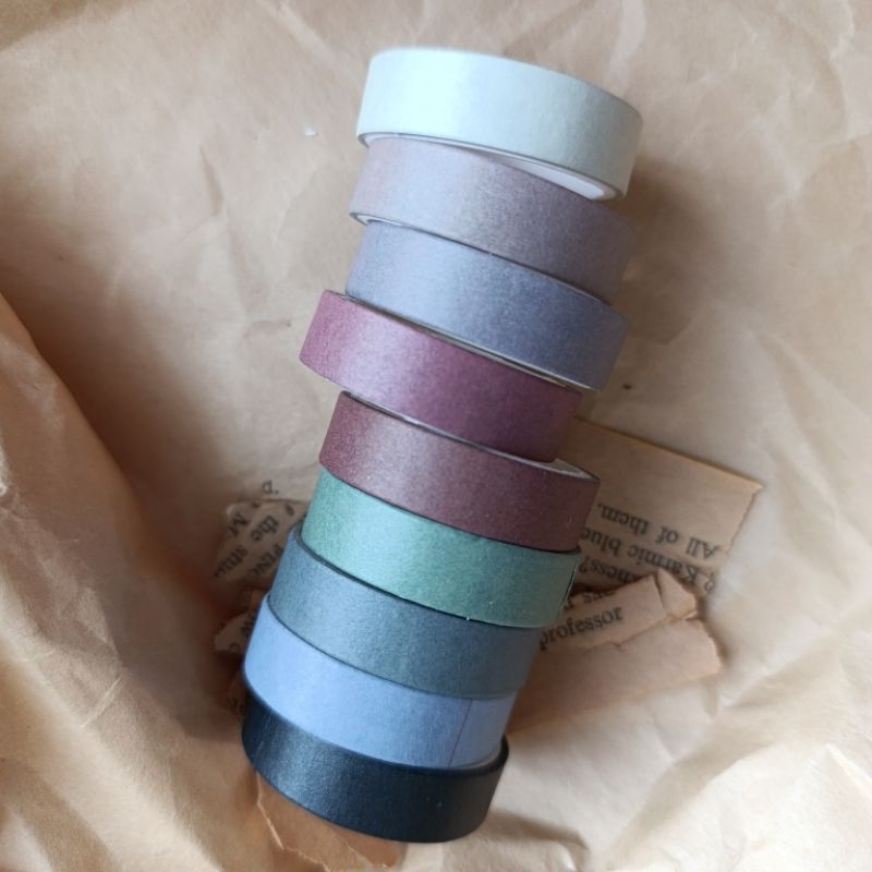 

{Aleannasya} - (1 roll) WASHI TAPE POLOS AESTHETIC