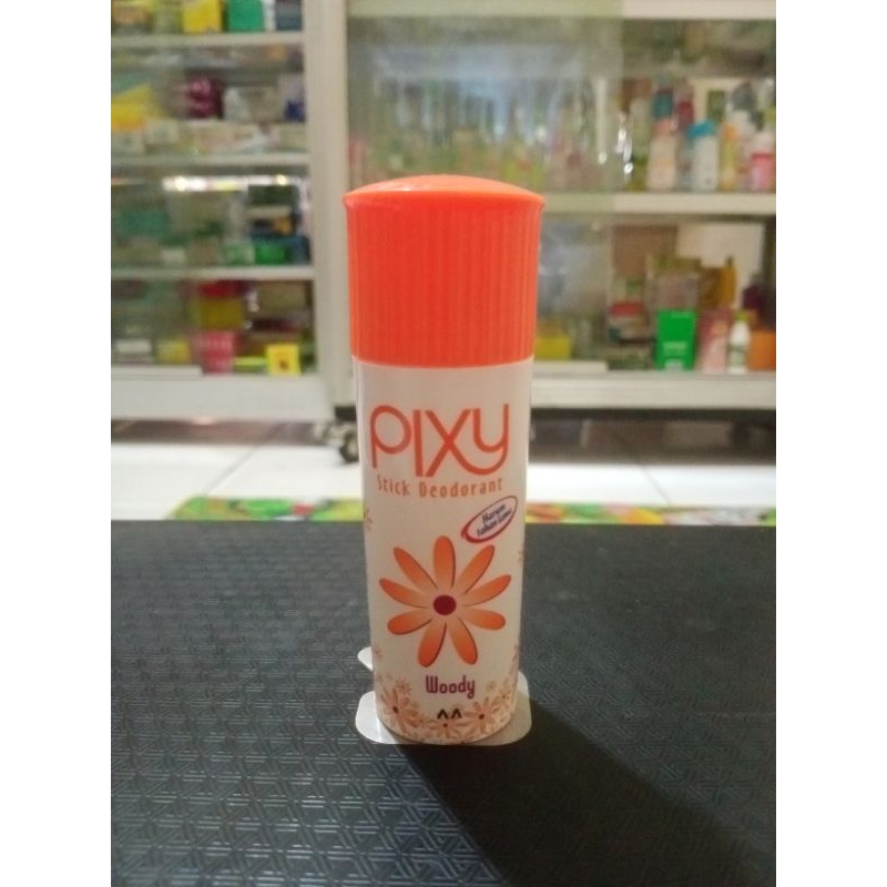 Pixy Stick Deodorant Woody Warna Orange / Harum Tahan Lama