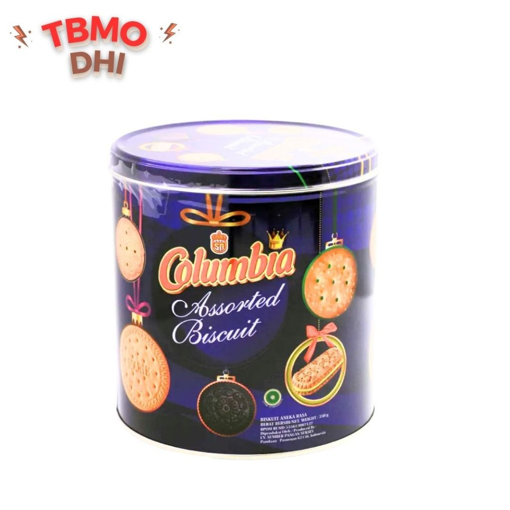 

TBMO Biskuit Aneka Rasa Columbia Assorted Tin 300GR / Kue Lebaran