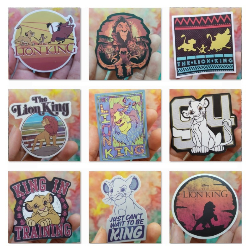 

[PROMO] 27 Sticker THE LION KING (Decal Waterproof, Koper, Laptop dll)