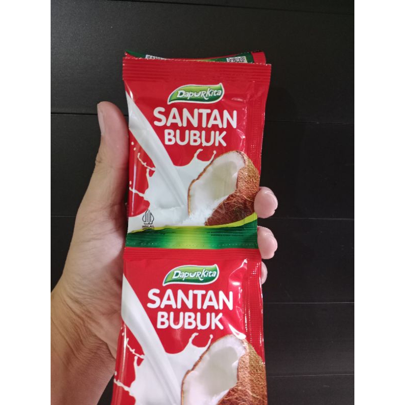 

Santan Bubuk Dapur Kita Kemasan 1 Renceng isi 10 Sachet