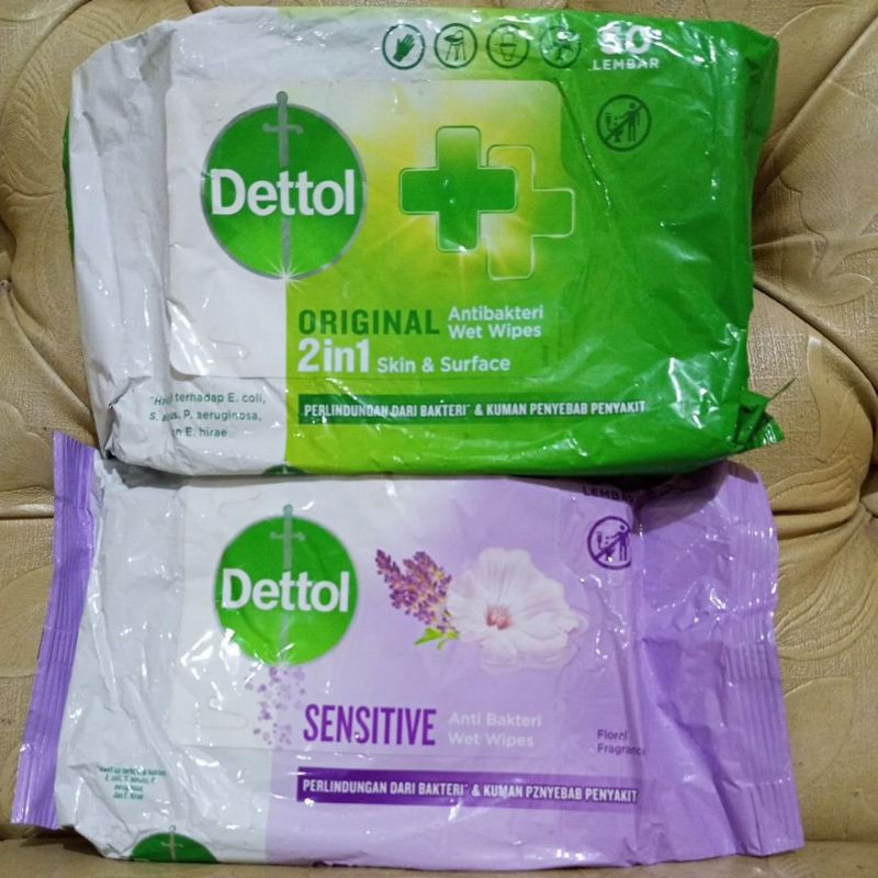 TISU BASAH DETTOL ISI 50 LEMBAR