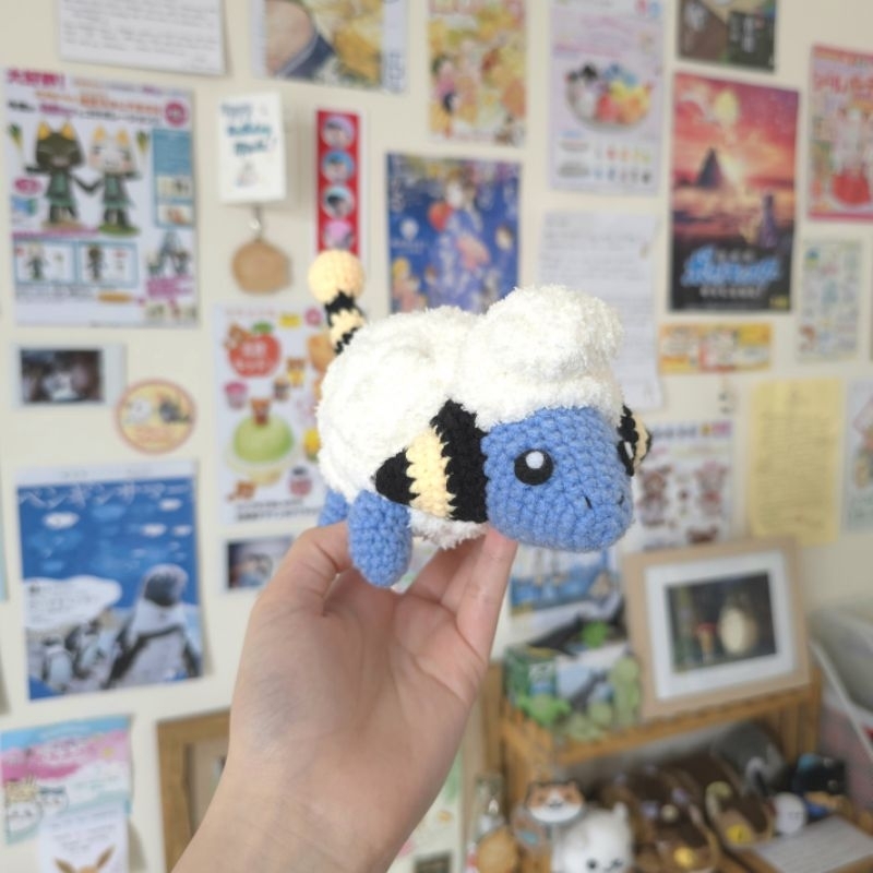 [READY] mareep pokemon crochet / japan / kawaii / sheep plush / sheep doll / pokemon plush / pokemon