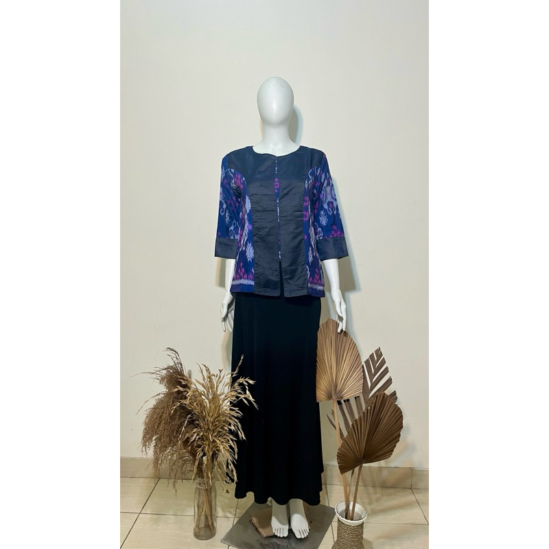 Blus Batik Wanita Lengan Panjang