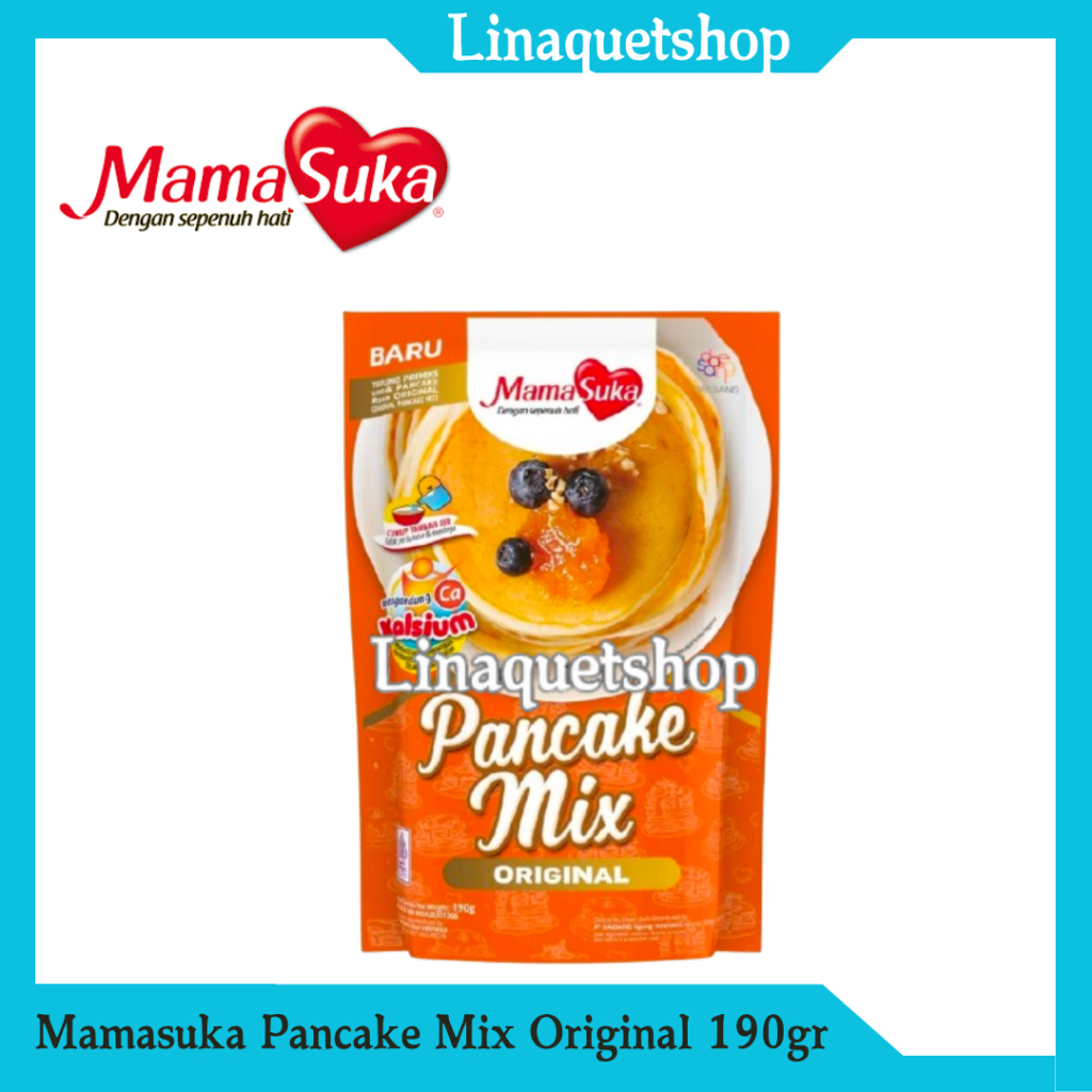 

MAMASUKA Tepung Premix Pancake Mix Original 190gr