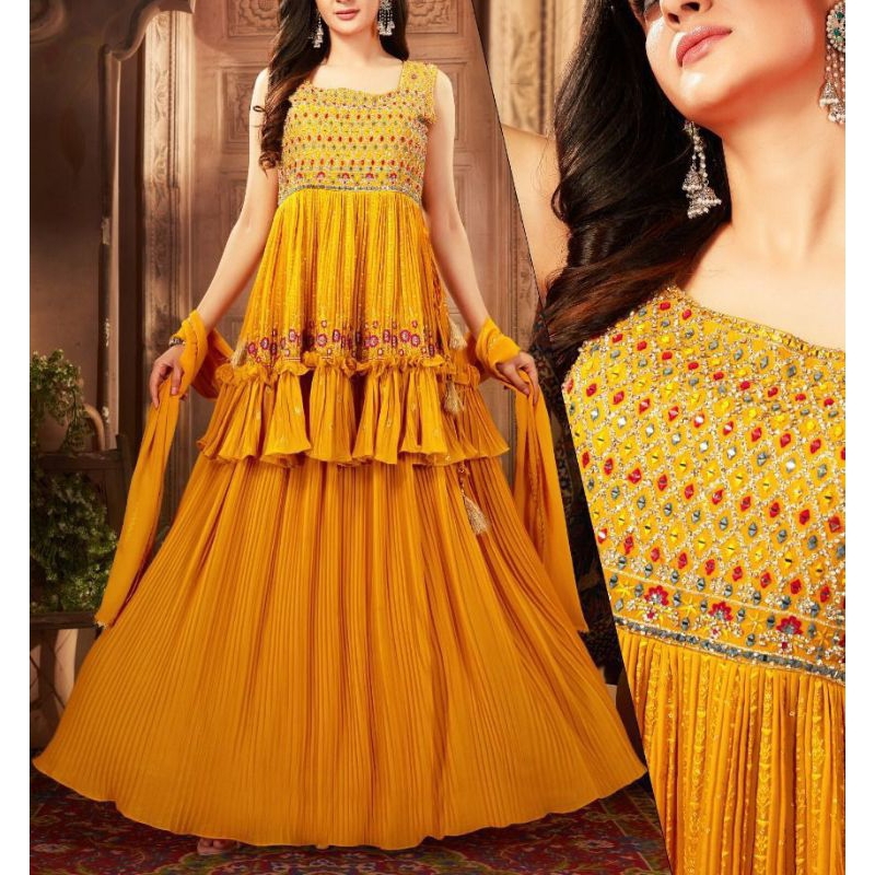 TjM383 FREE JHUMKA Limited Edition Baju India Premium Original Taj Mahal Pakistan Setelan Palazo Pal