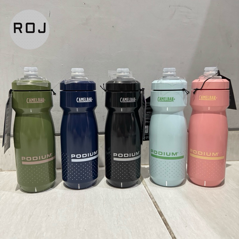 camelbak podium 710 ml gold or blue bidon bottle botol minum sepeda