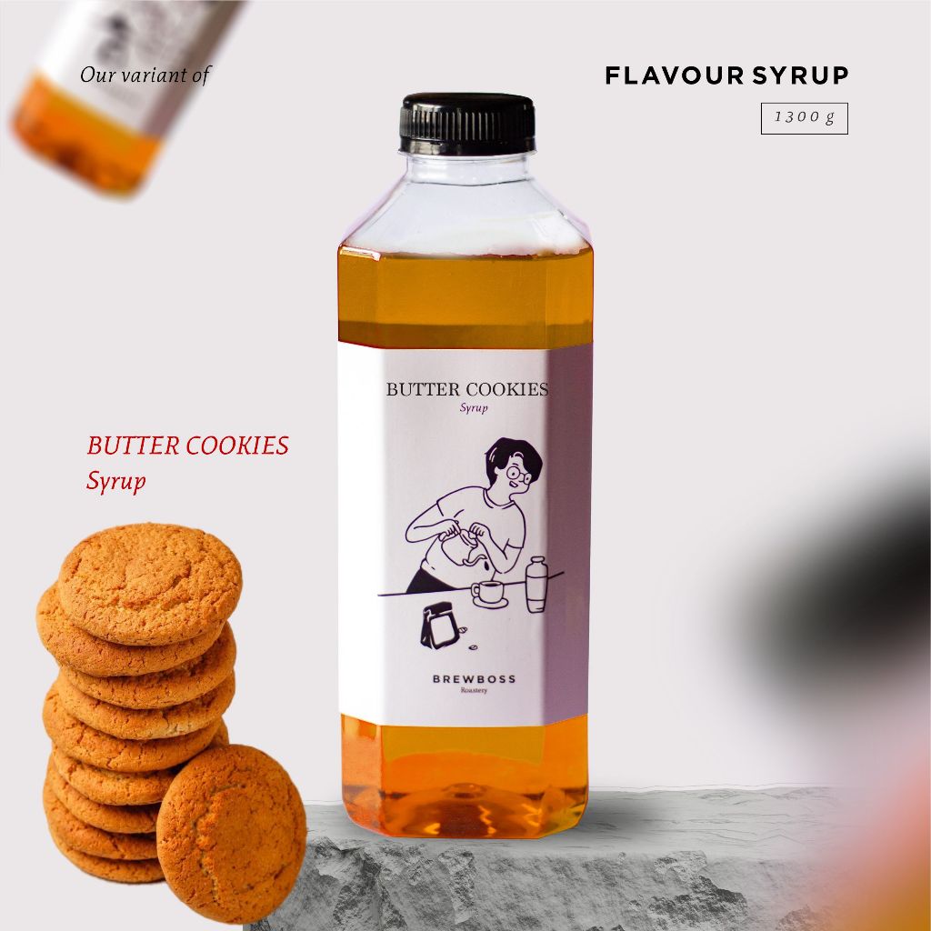 

Brewboss Butter Cookies Syrup 1300g | Sirup