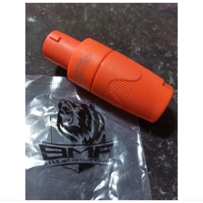 Jack Speakon BMA orange speaker spikon BMA warna orange original