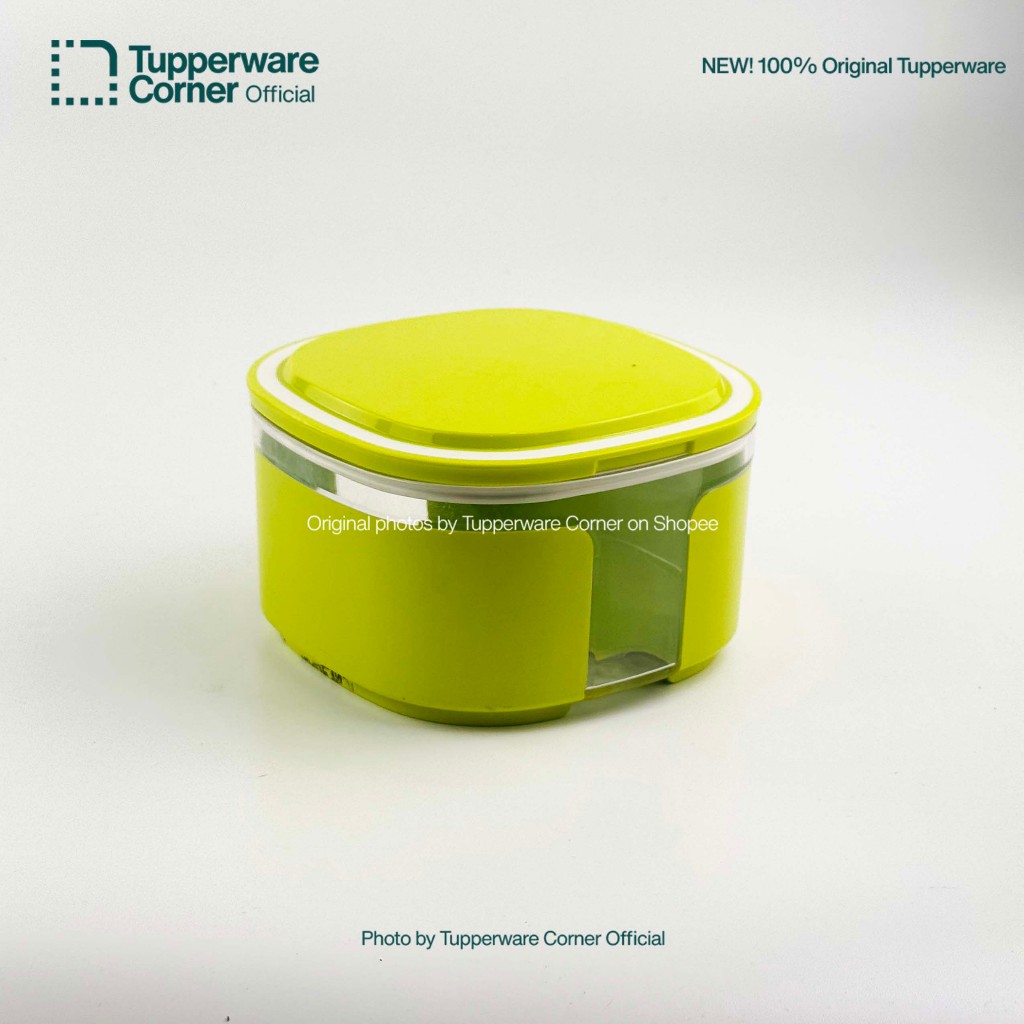 Window Canister Warna Hijau 700ml kondisi baret samar (satuan)