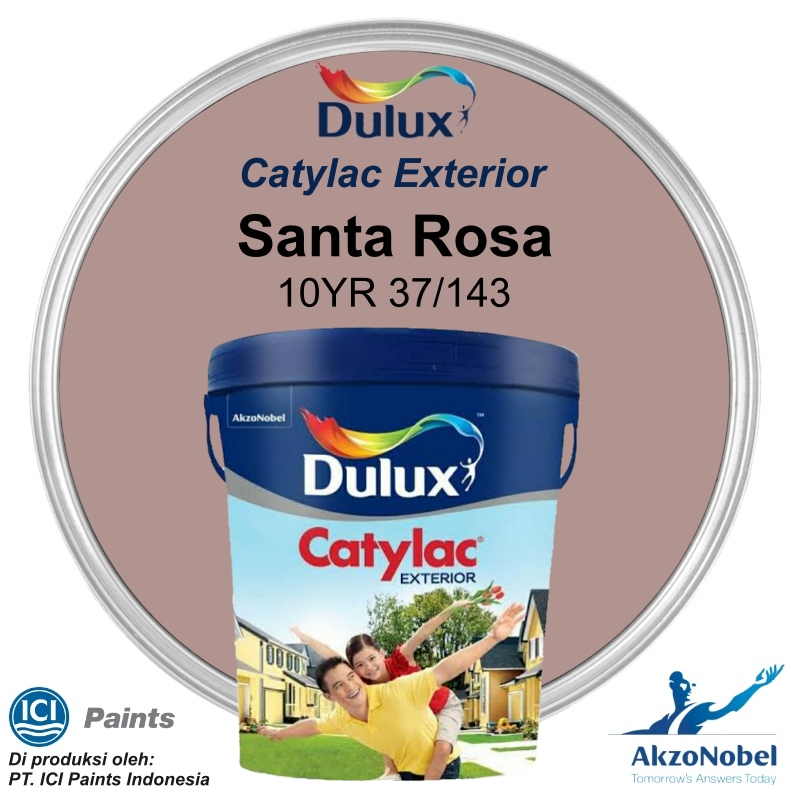 CAT DULUX CATYLAC EXTERIOR 5 KG - SANTA ROSA 10YR 37/143