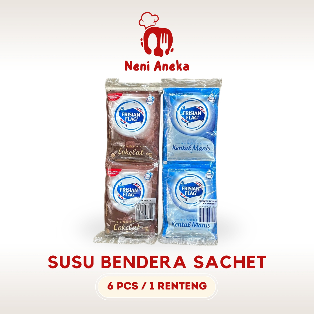 

Susu Bendera Sachet - 1 Renteng / 6 PCS