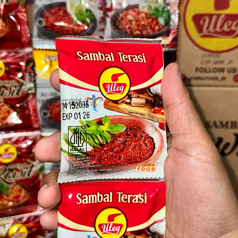 

Uleg SAMBAL TERASI 18g (10pcs)