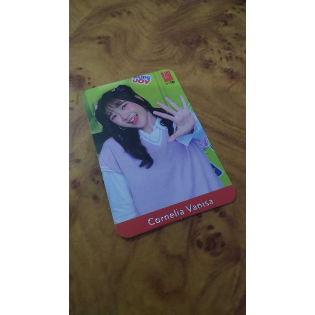 Photocard Chatime x JKT48 Oniel