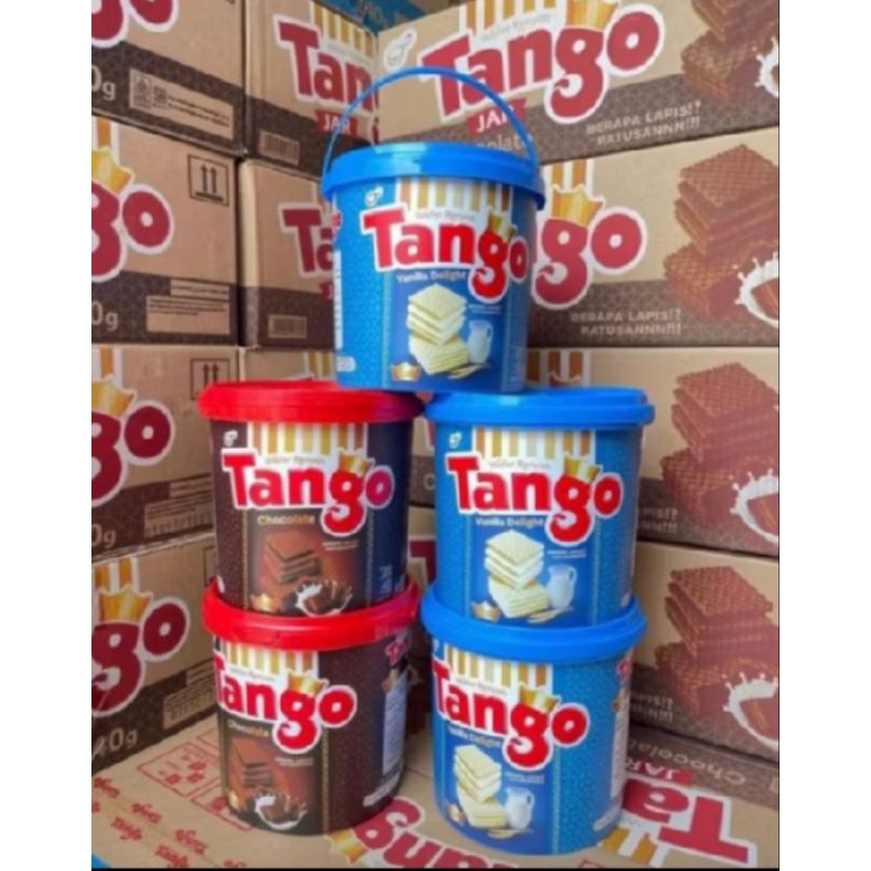 

Tango Jar Timba Chocolate/Vanila 240gr Wafer Tango Timba Jajan Lebaran