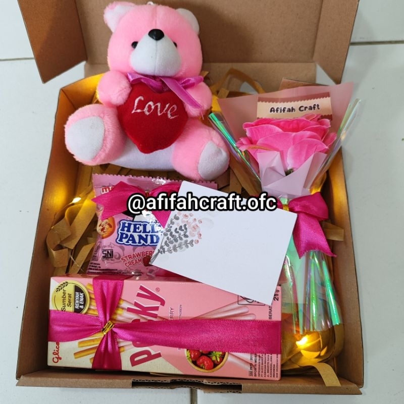 

Bouquet Box|Hampers Box Pink Valentine by Afifah Craft