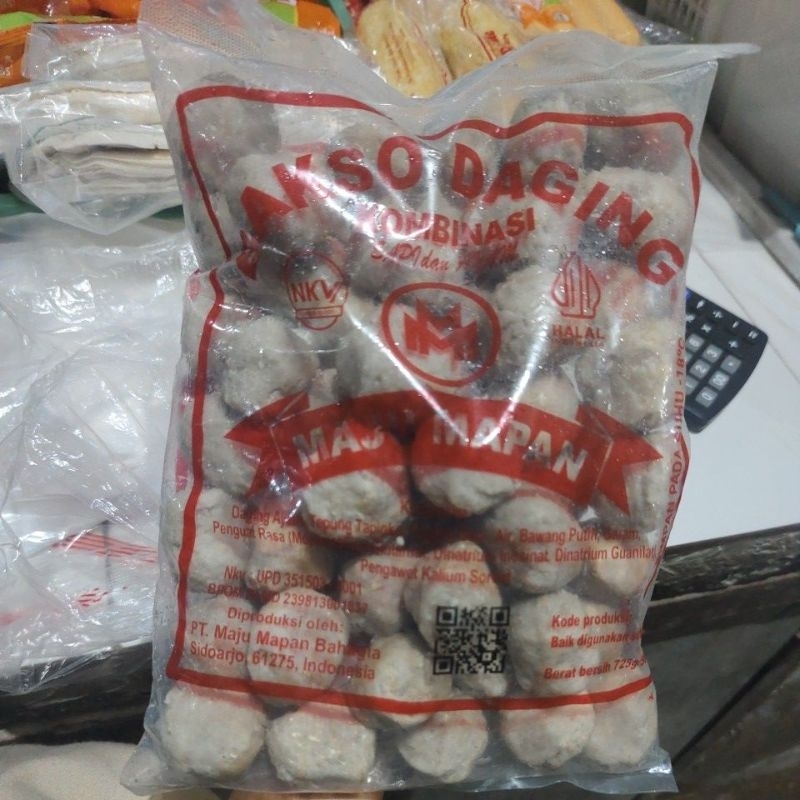 

BAKSO URAT MAJU MAPAN KOMBINASI SAPI & AYAM ISI 50pcs