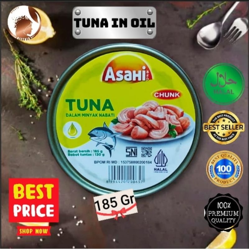 

AsaHi Tuna Chunk in Oil 185 gr - TUNA UTUH BUKAN DI CINCANG