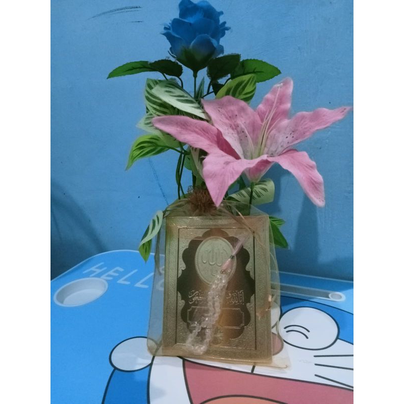 BUKU YASIN & THALIL. SOFT COVER EMBOS TIMBUL EMAS 128 HALAMAN .  - FREE KANTONG TILE