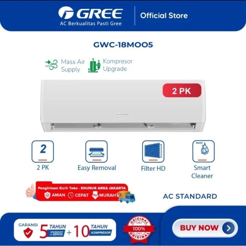 AC SPLIT GREE 2PK STANDAR GWC-18MOO5A