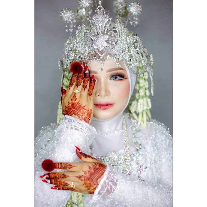 Henna Maroon, henna instan, henna tempel, henna stiker, henna pengantin